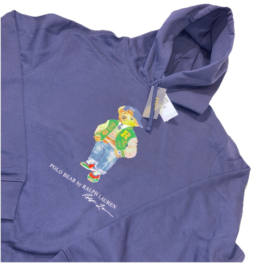 Polo Ralph‎ Lauren POLO BEAR Collegiate Hoodie Navy Men's XXL